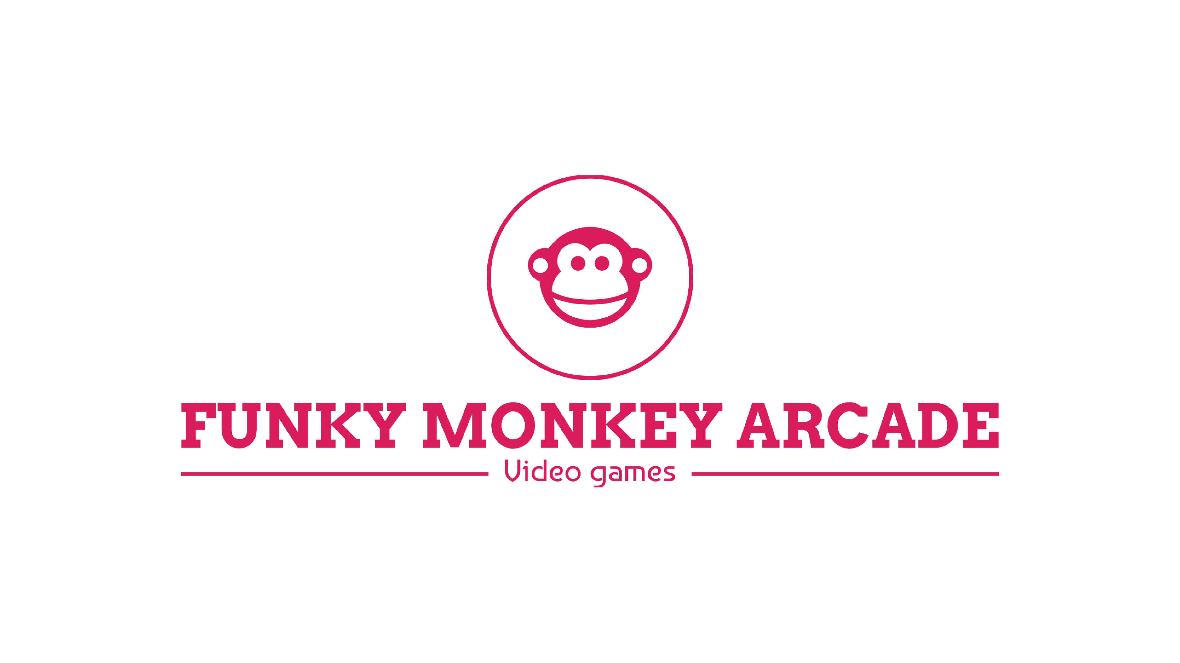 Funky Monkey Arcade Website Mockup